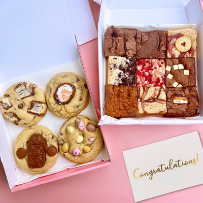 Congratulations Ultimate Brownie, Blondie & Cookie Bundle - Blondies Bakes