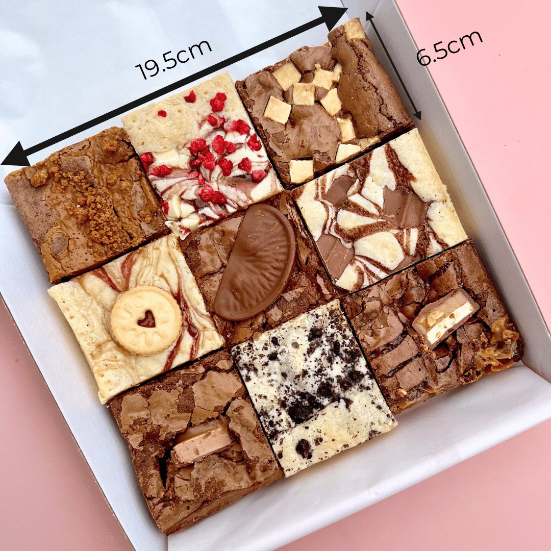 Treat Yourself Double Brownie & Blondie Mixed Box - Blondies Bakes