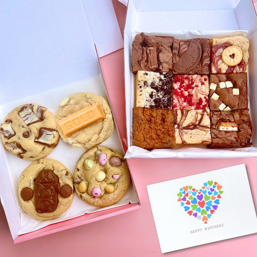 Birthday Ultimate Brownie, Blondie & Cookie Bundle - Blondies Bakes