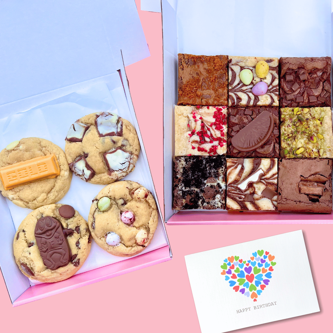 Birthday Ultimate Brownie, Blondie & Cookie Bundle - Blondies Bakes