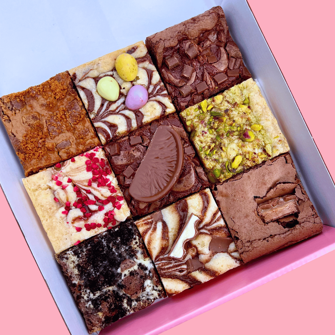 Christmas Brownie & Blondie Mixed Box - Blondies Bakes