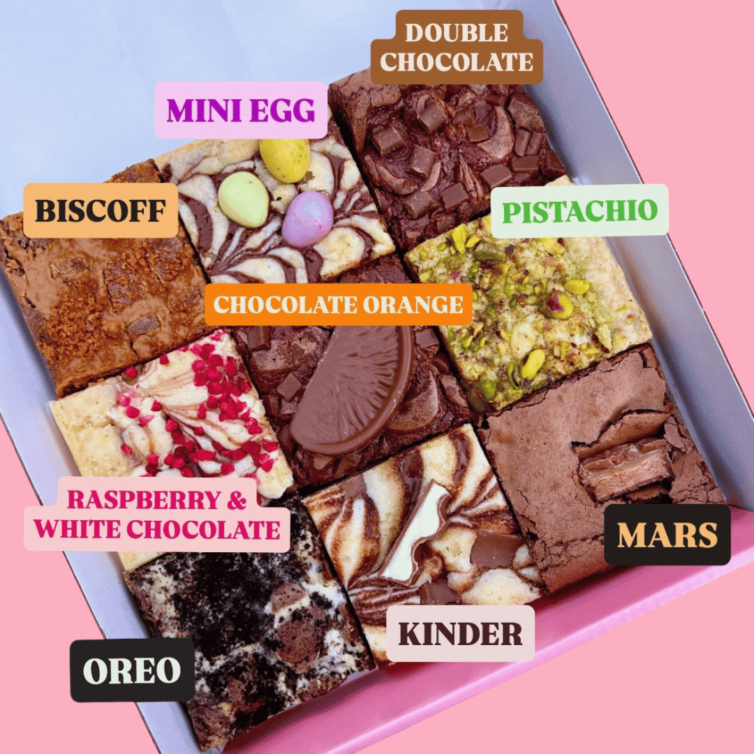 Elf I'm Back Brownie & Blondie Mixed Box - Blondies Bakes