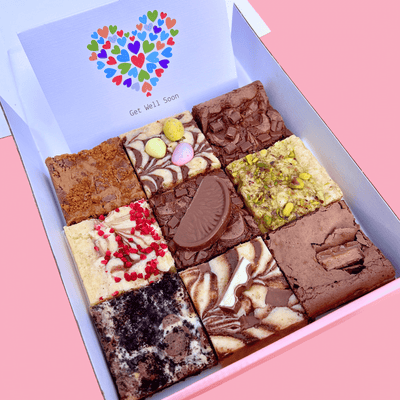 Get Well Soon Brownie & Blondie Mixed Box - Blondies Bakes