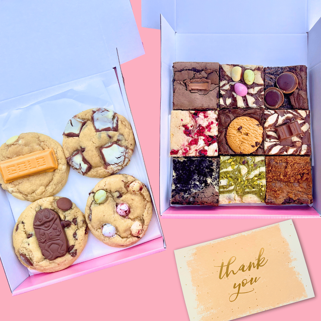 Thank You Ultimate Brownie, Blondie & Cookie Bundle - Blondies Bakes