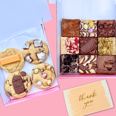 Thank You Ultimate Brownie, Blondie & Cookie Bundle - Blondies Bakes