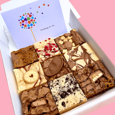 Thinking of You Brownie & Blondie Mixed Box - Blondies Bakes