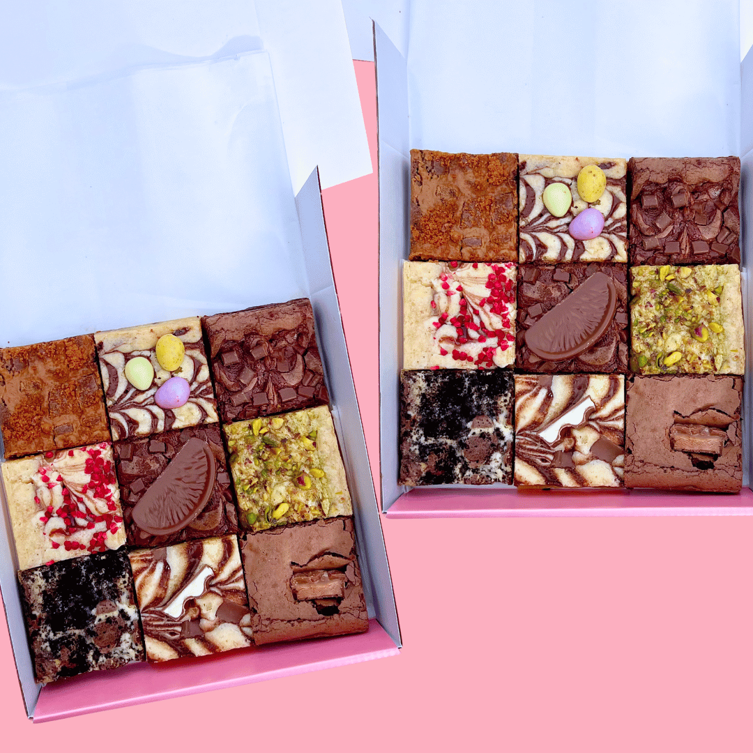 Treat Yourself Double Brownie & Blondie Mixed Box - Blondies Bakes