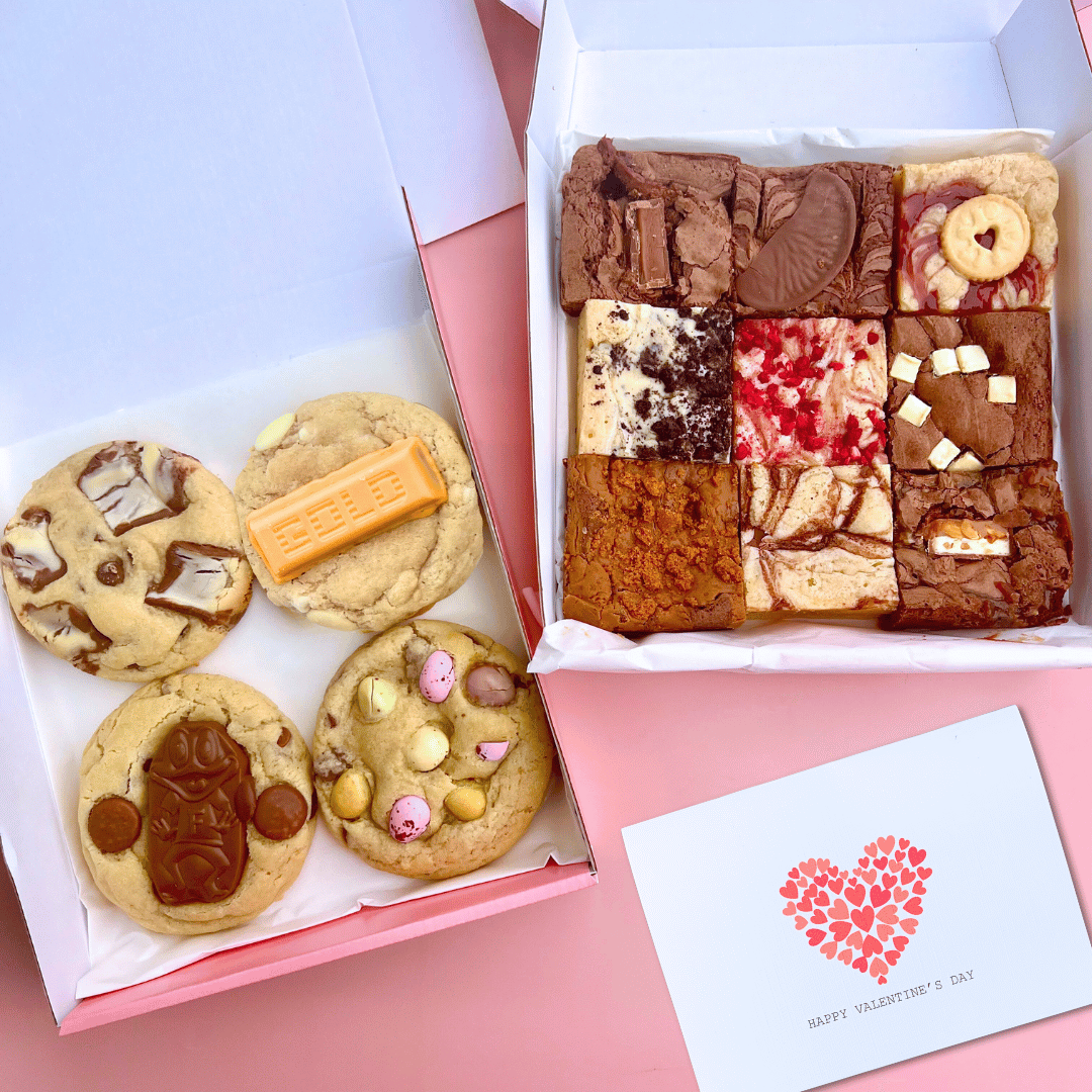 Valentines Ultimate Brownie, Blondie & Cookie Bundle - Blondies Bakes