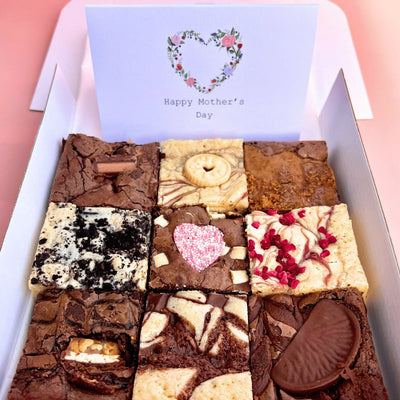 Mothers Day Brownie & Blondie Mixed Box - Blondies Bakes