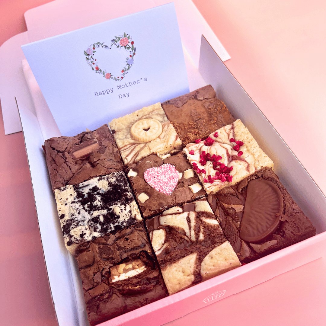 Mothers Day Brownie & Blondie Mixed Box - Blondies Bakes